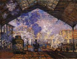 Claude Monet Gare Saint-Lazare china oil painting image